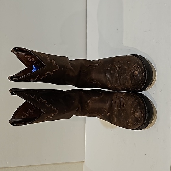 Ariat Sedona Brown Leather Cowboy Western Boots Men’s 10.5 D - Picture 2 of 16